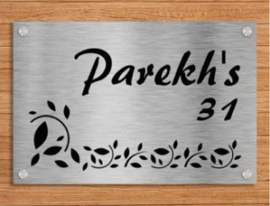 customised name plate
